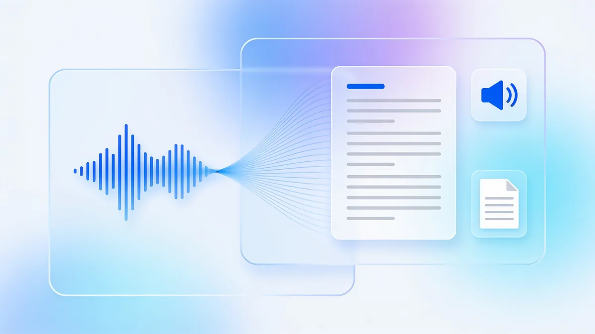 How do you transcribe audio to text?