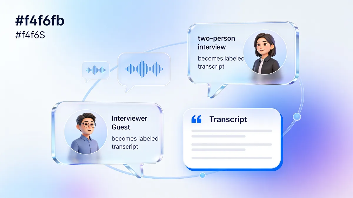 What is the best way to transcribe an interview?