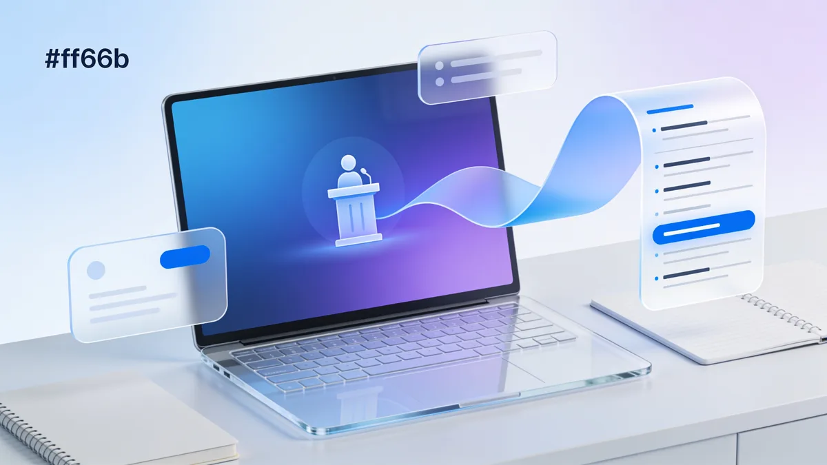 How do you record and transcribe a lecture?
